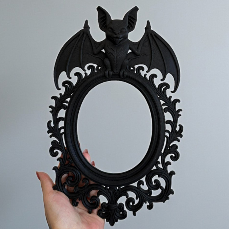 Desk Setup Photo - Decorações HaLLoween Crow Bat Moldura de