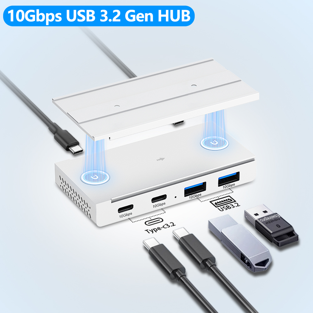 Desk Setup Hub - 10gbps usb3.2 gen2 hub mesa divisor