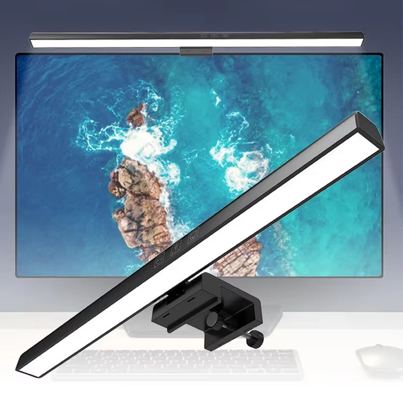 Desk Setup No Computer - Luminária de Mesa LED para Monitor