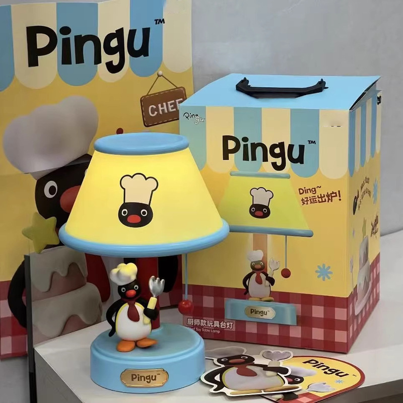 Desk Setup Desk - Nova Lâmpada Noturna Estilo Chef Pingu,
