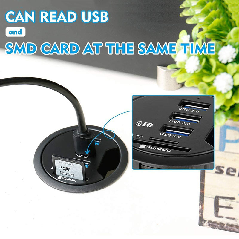 Adaptador USB 3.0 Hub com Som  - Desk Setup Hub avaliação e preço