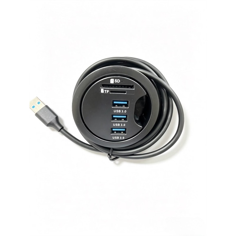Adaptador USB 3.0 Hub com Som  - Desk Setup Hub avaliação e preço