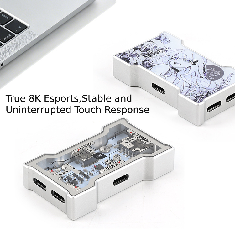 Hub USB RGB com 2 Entradas e 3 - Desk Setup Hub avaliação e preço