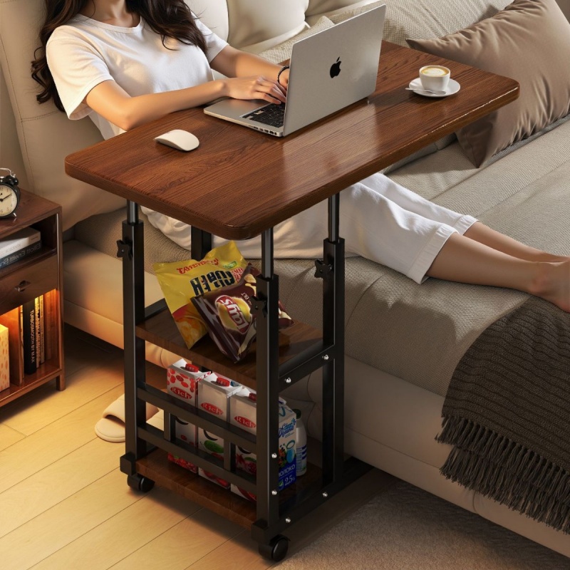 Mesa de Cabeceira Móvel com El - Desk Setup For Laptop avaliação e preço