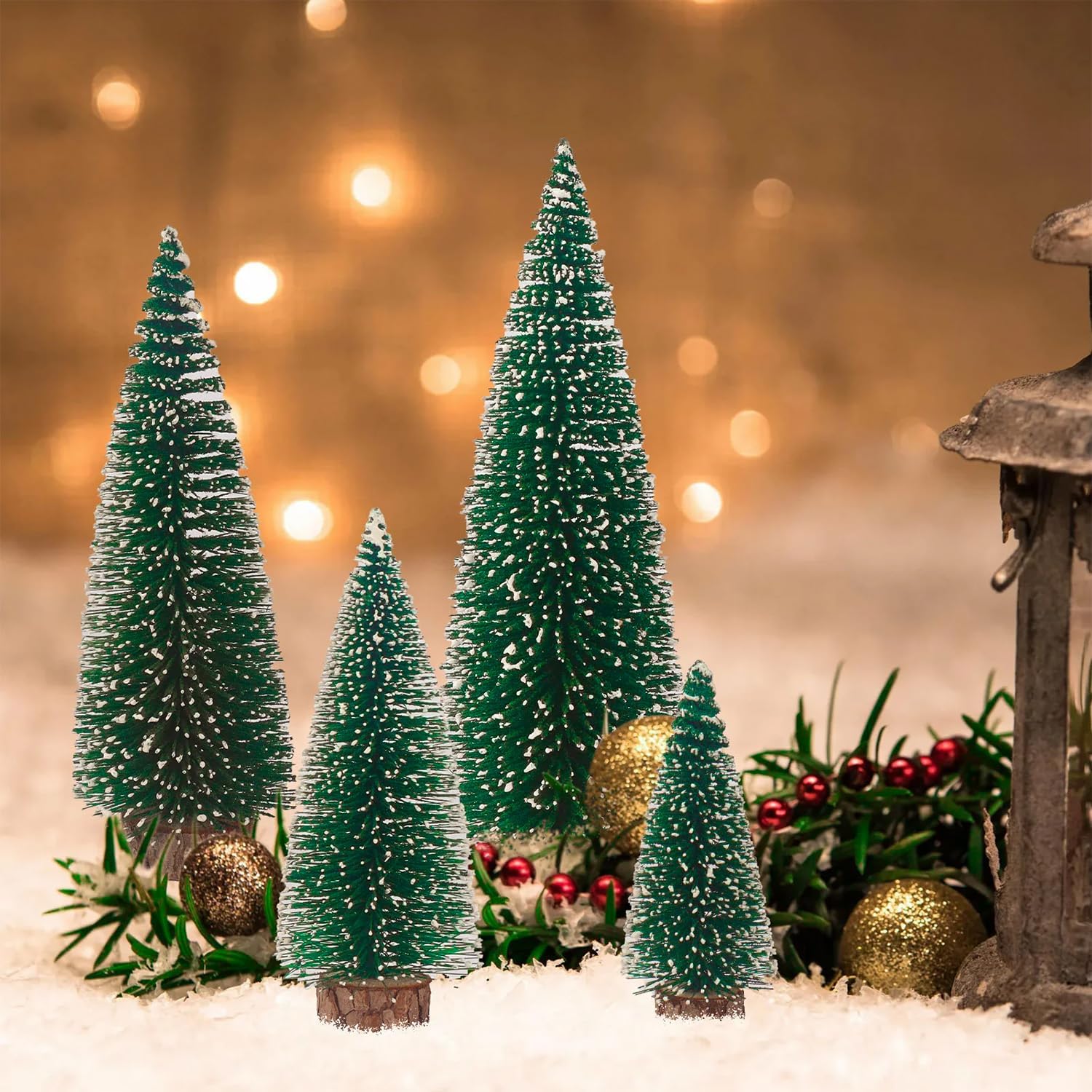Mini árvore de natal garrafa e - Desk Setup Green avaliação e preço