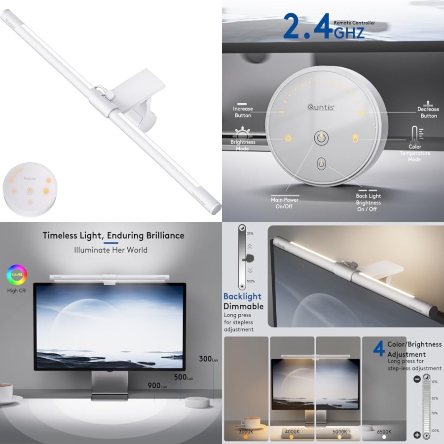 Barra de Luz para Monitor com  - Desk Setup No Computer avaliação e preço