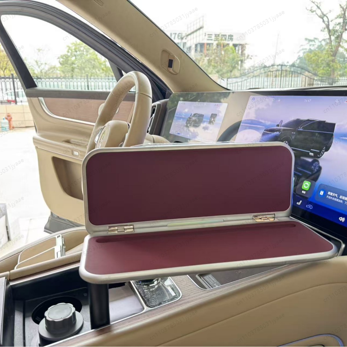Nova Mesa Dobrável para Carro, - Desk Setup For Laptop avaliação e preço