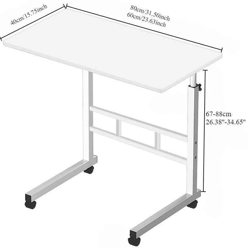 Mesa de cabeceira com rodas un - Desk Setup For Laptop avaliação e preço
