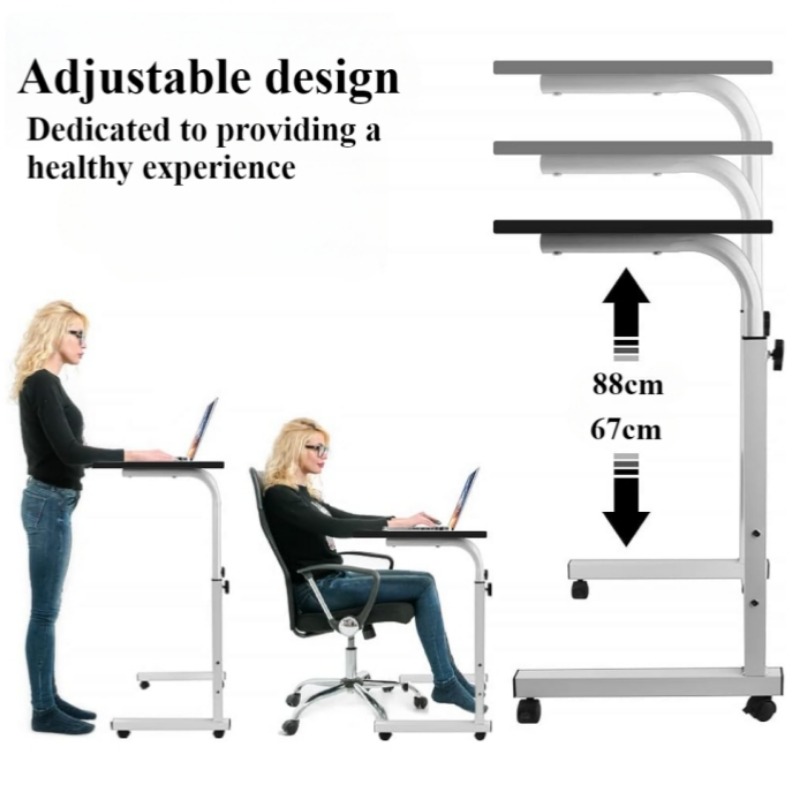 Mesa de cabeceira com rodas un - Desk Setup For Laptop avaliação e preço