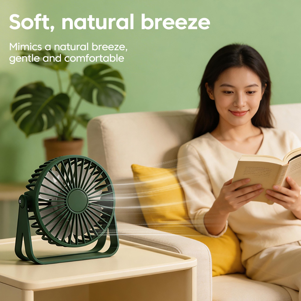 Mini ventilador de mesa com ca - Fan Desk Small Usb avaliação e preço
