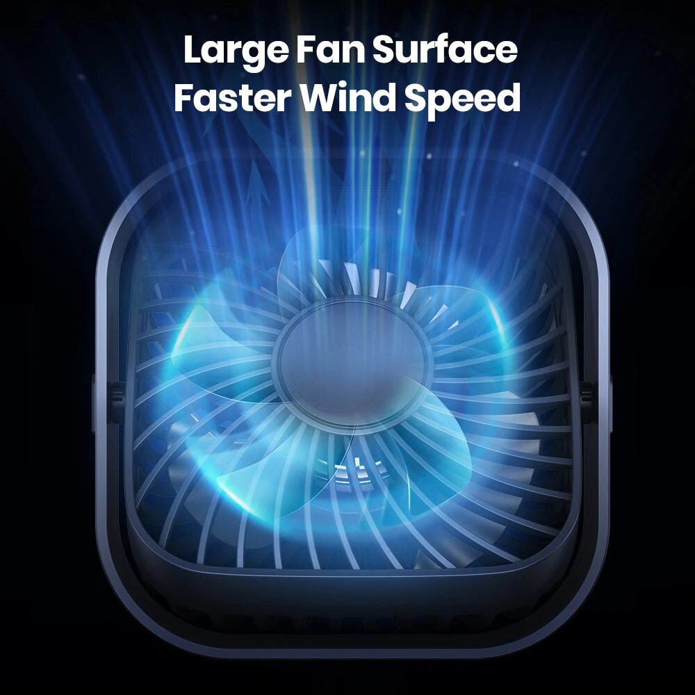 Topk-USB Fan Desk, fluxo de ar - Fan Desk Small Usb avaliação e preço