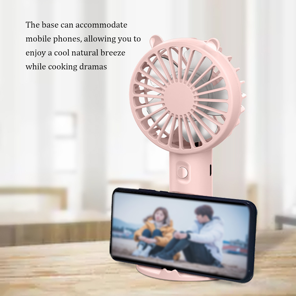 Ventilador Portátil USB Recarr - Fan Desk Small Usb avaliação e preço