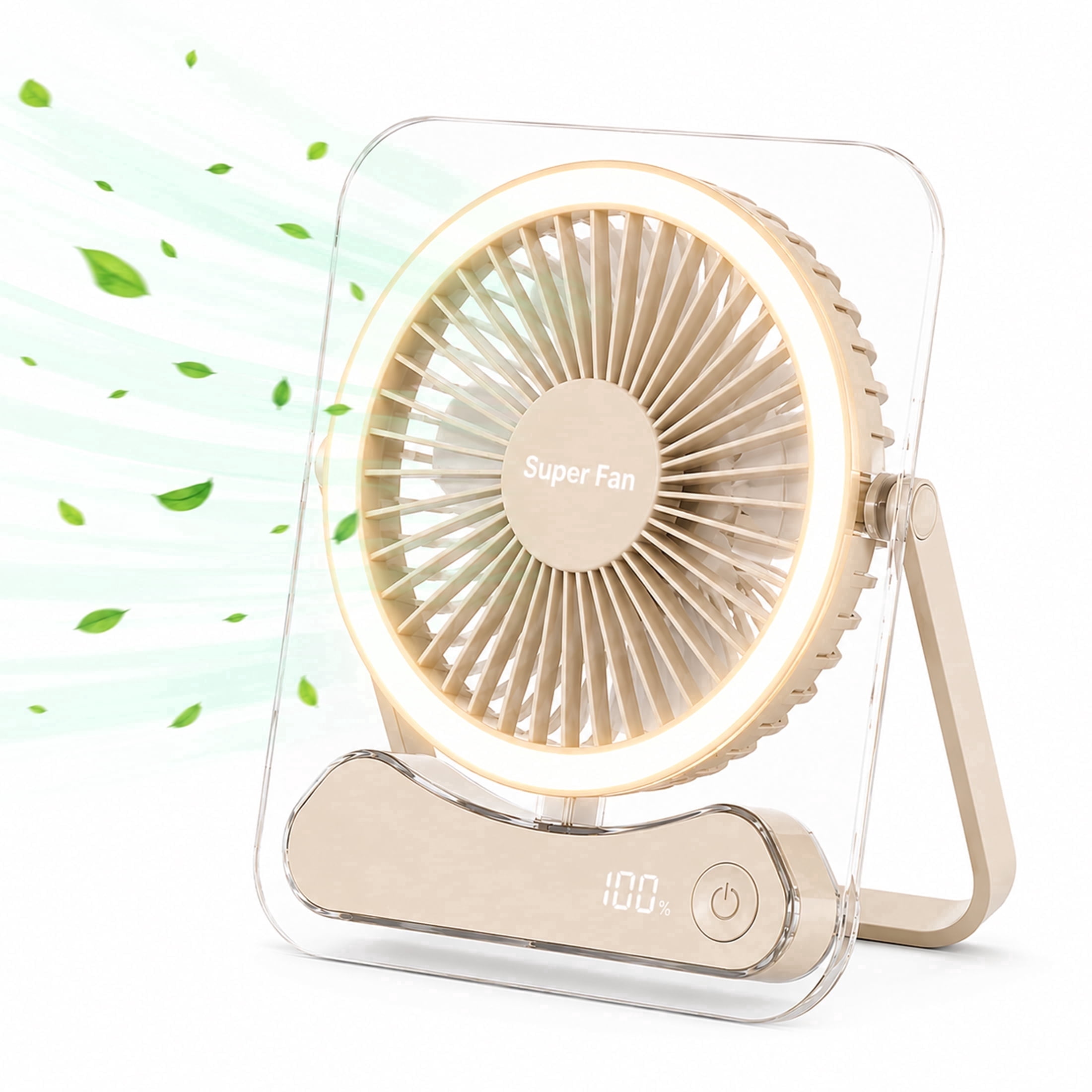 Ventilador de mesa portátil co - Led Desk Light Usb avaliação e preço