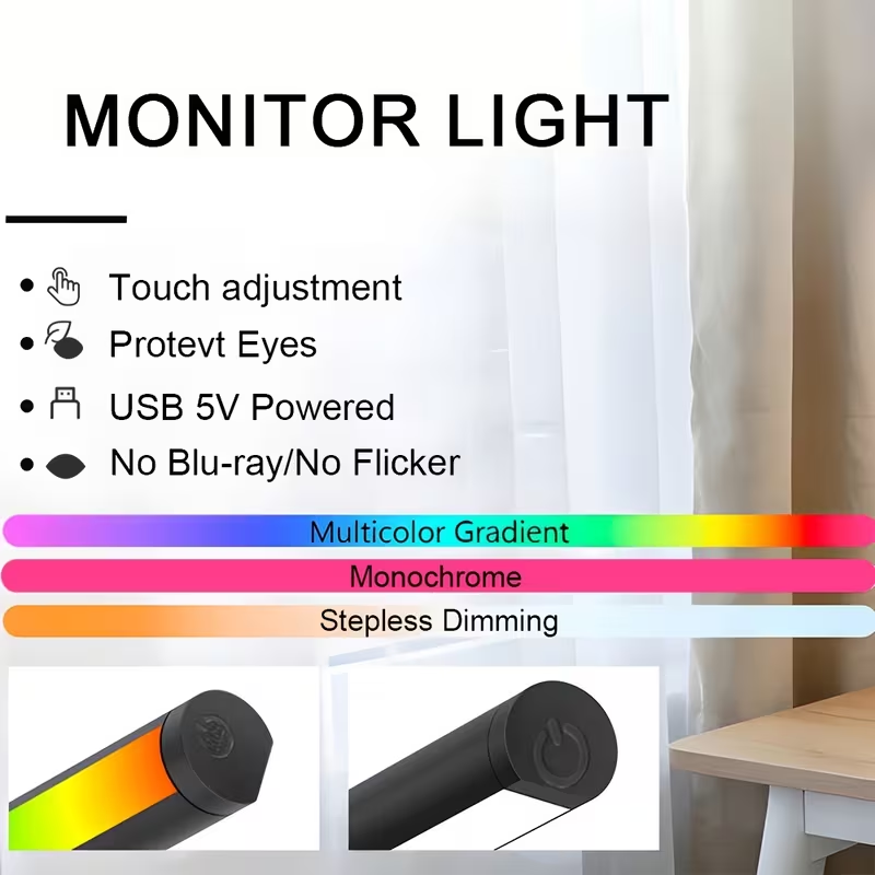 Luz LED USB 5V para Monitor de - Led Desk Light Usb avaliação e preço