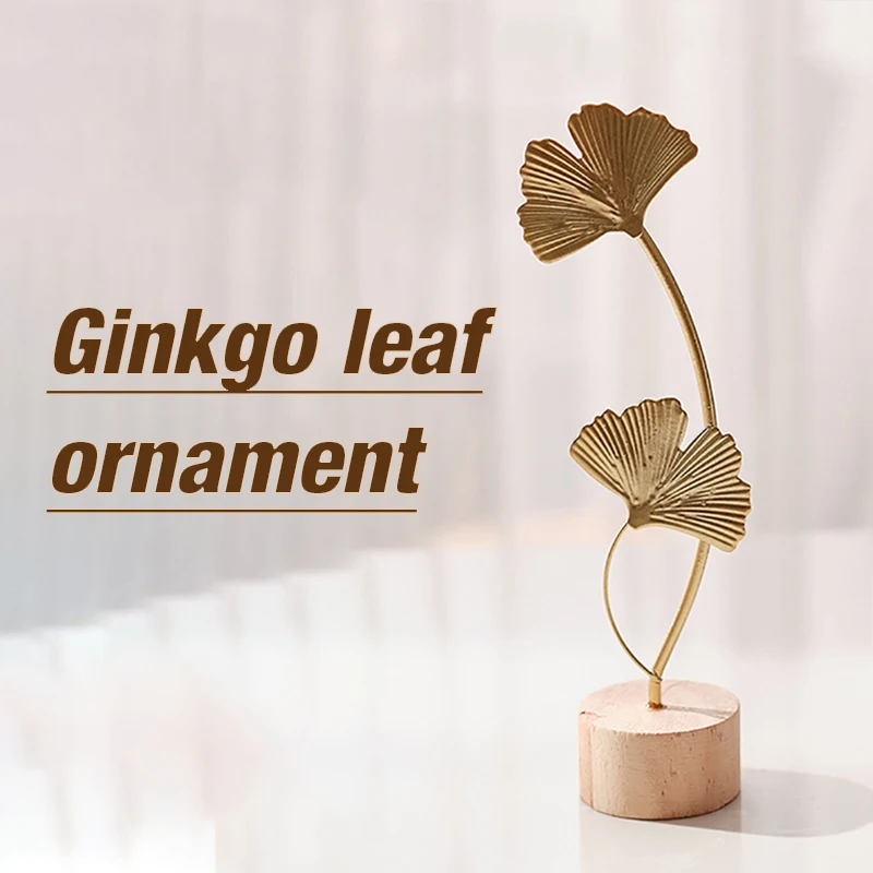 1 pçs dourado ginkgo folha pen - Desk Setup Photo avaliação e preço