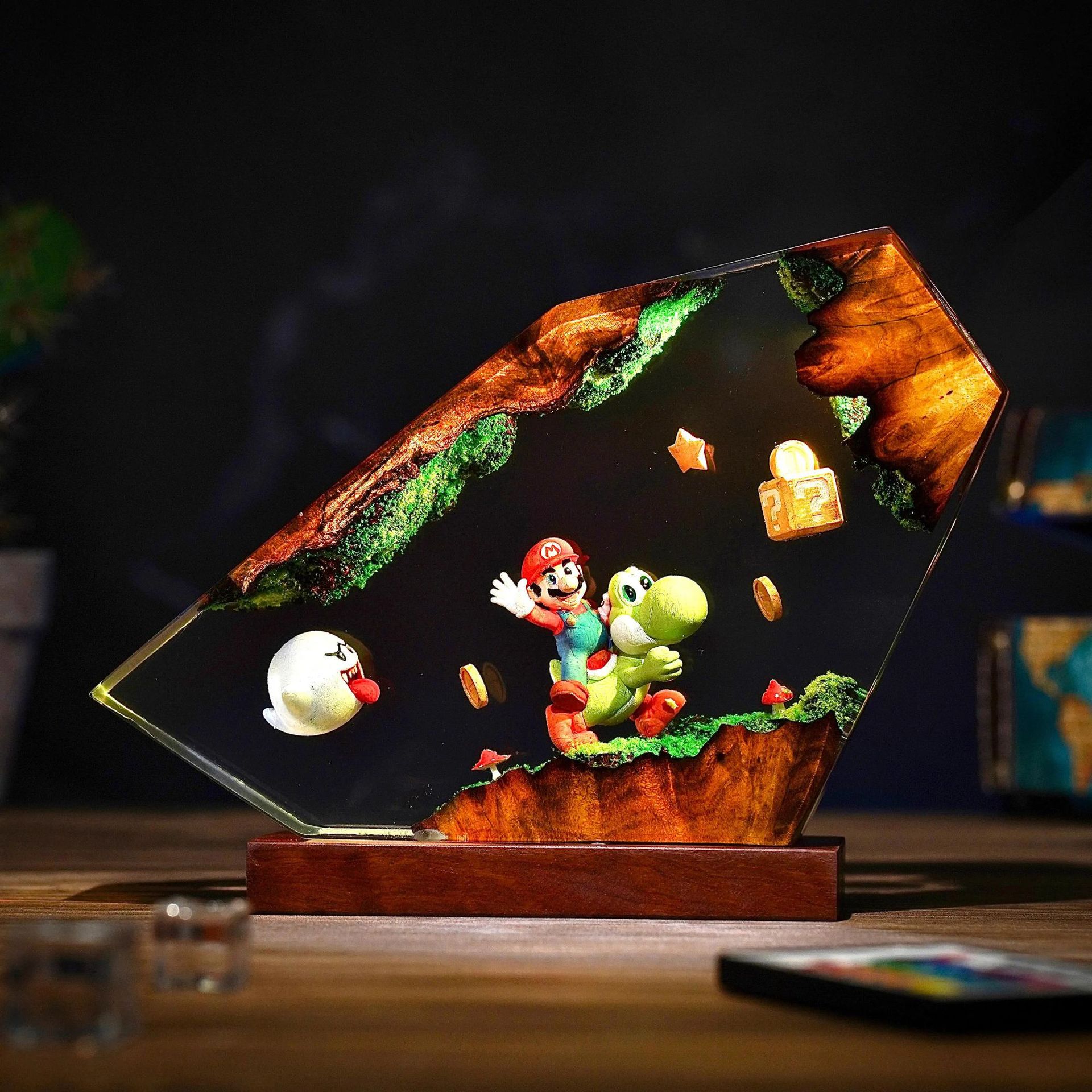 Luminária de Mesa em Resina co - Desk Setup Desk avaliação e preço