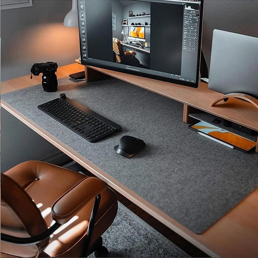 Tapete de mesa de feltro tapet - Desk Setup Dark avaliação e preço
