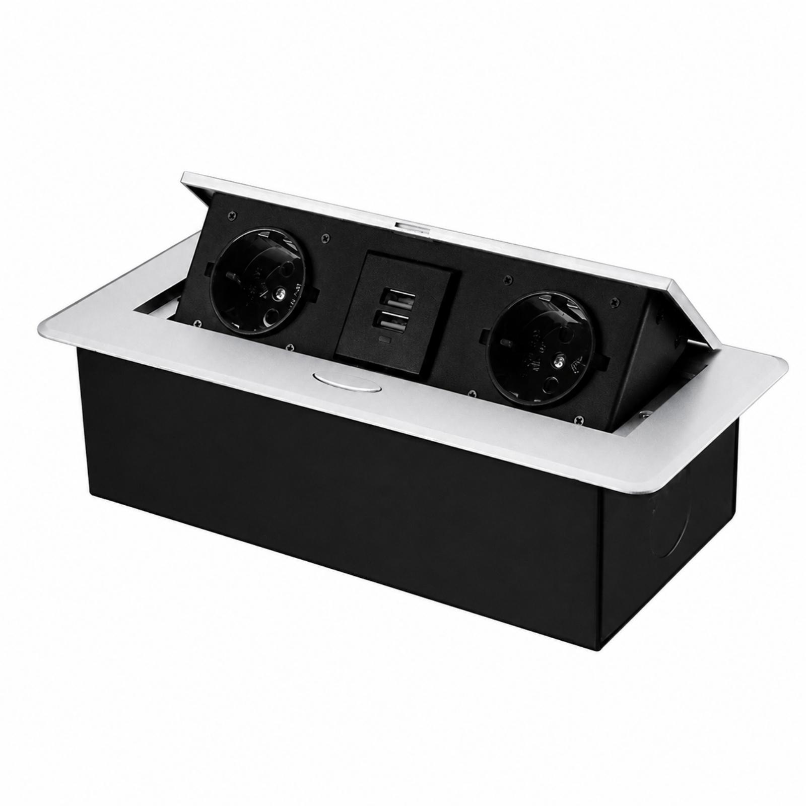 Tomada de Energia de Mesa de C - Desk Setup Hub avaliação e preço