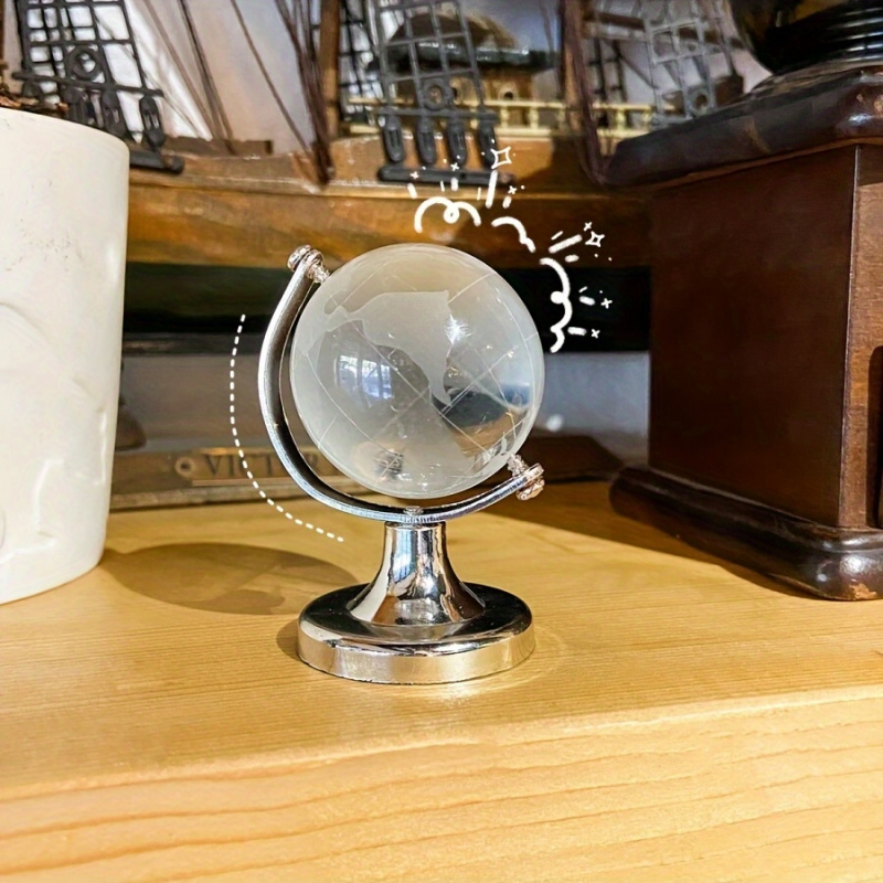 1 unidade Mini Globo de Crista - Desk Setup Home avaliação e preço
