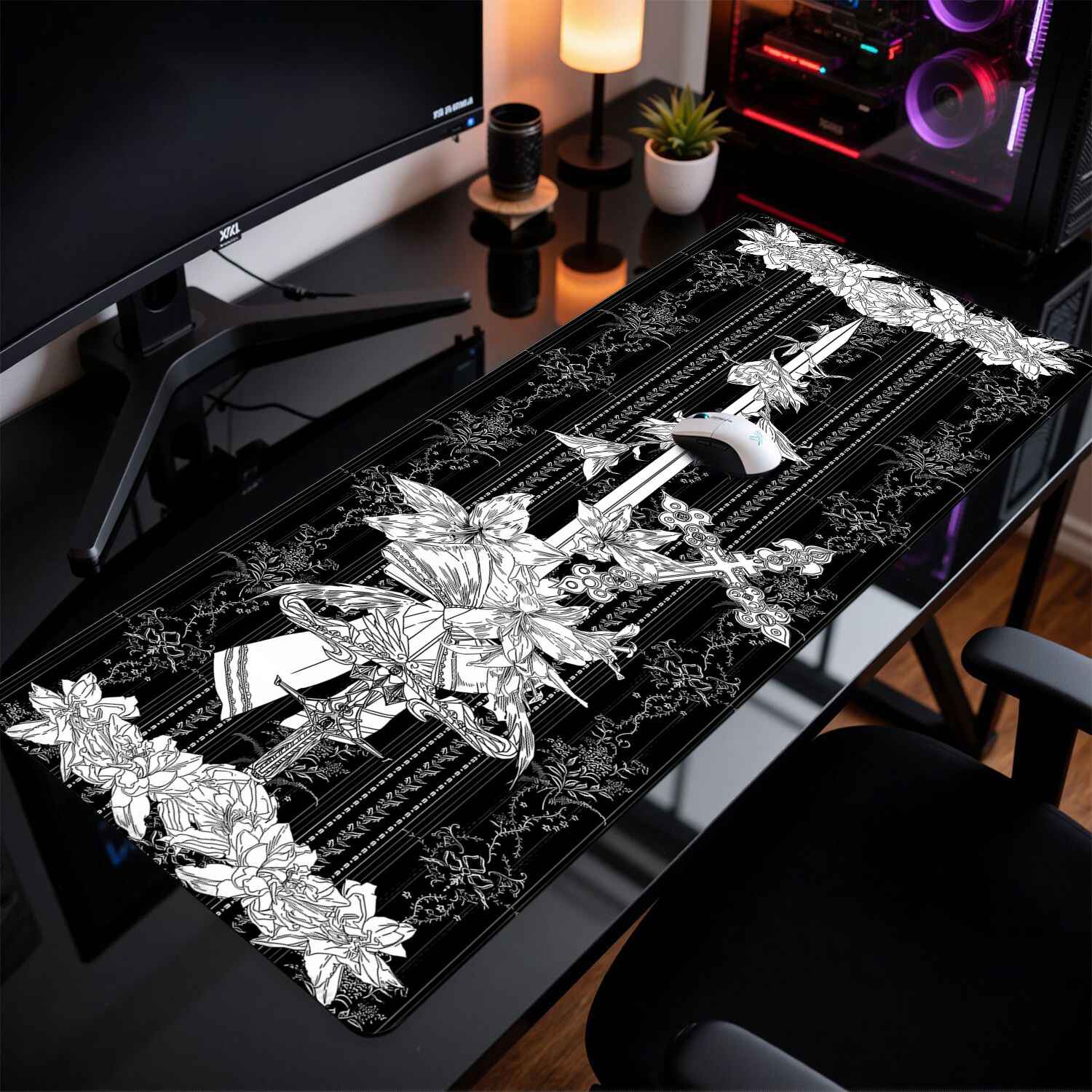 Mouse Pad Extra Grande Divine  - Desk Setup Dark avaliação e preço