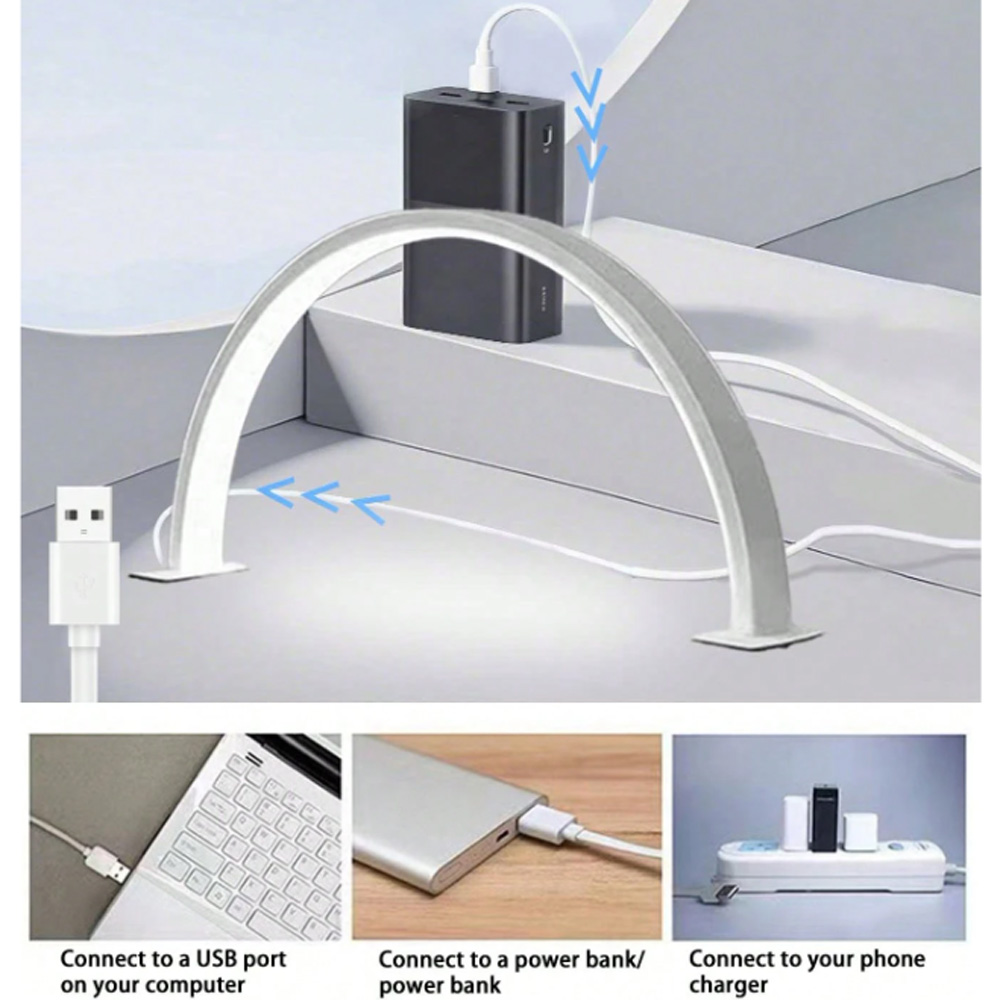 Luminária de Mesa LED USB 5V 4 - Desk Setup Desk avaliação e preço