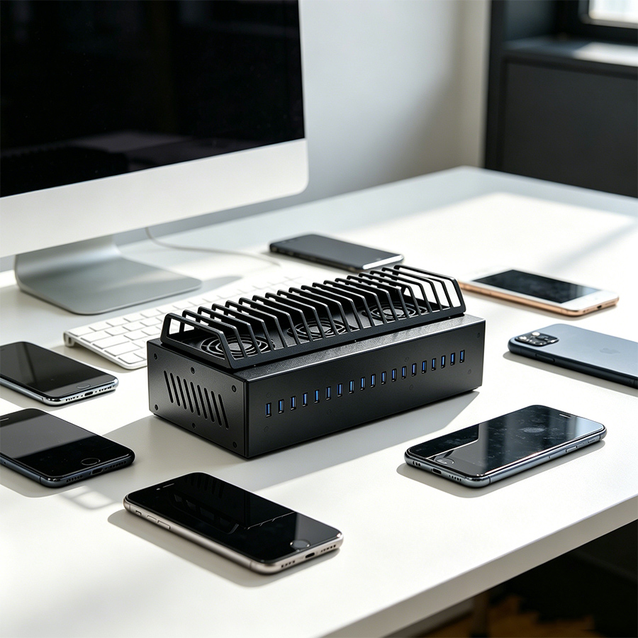 Hub USB 3.0 de 20 Portas com S - Desk Setup Hub avaliação e preço