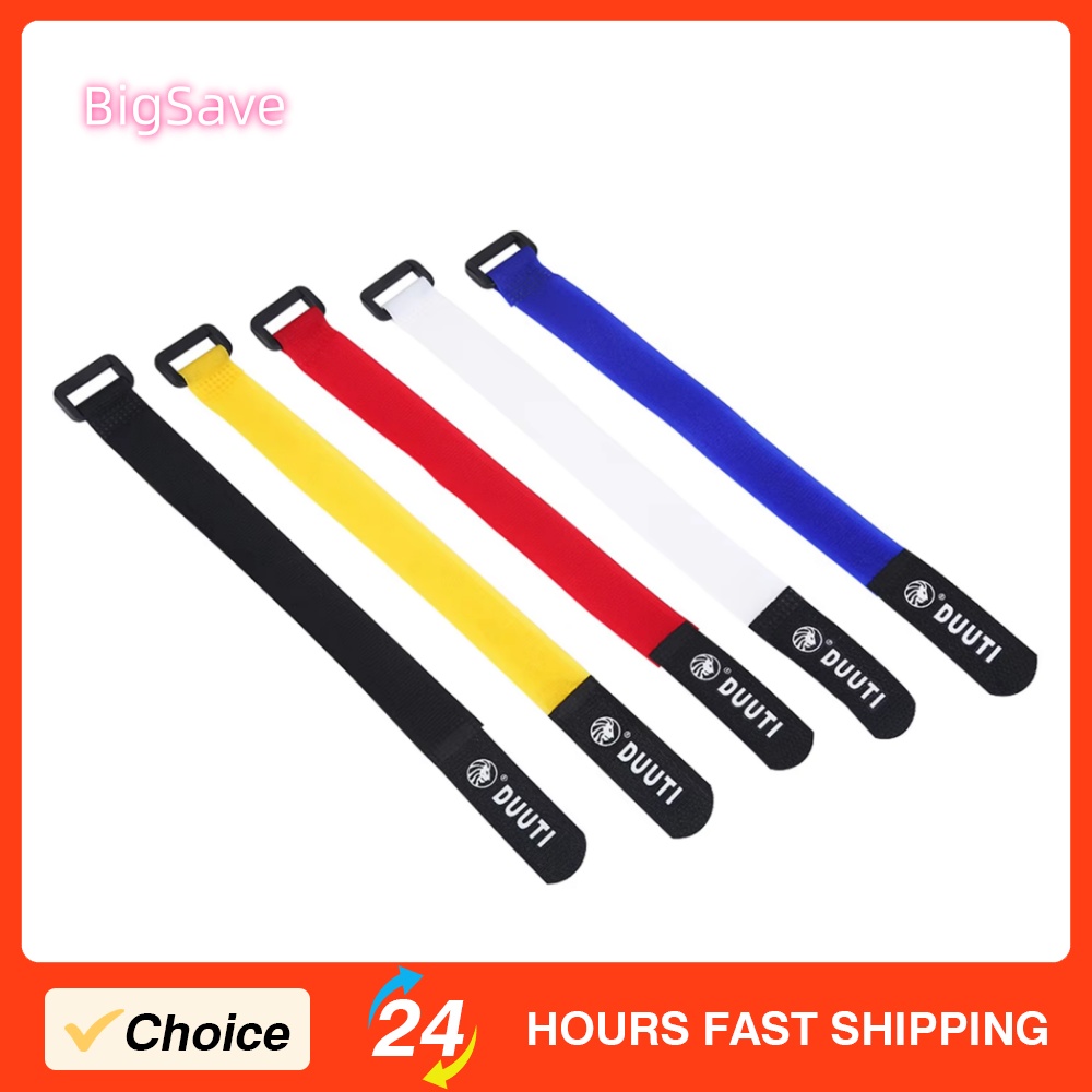Duuti 25cm correias de bicicle - Cable Velcro Strap avaliação e preço