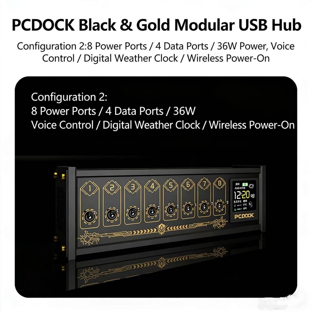 Bloco de Energia USB PCDOCK co - Desk Setup For Laptop avaliação e preço