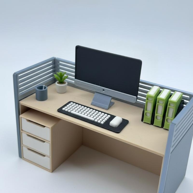 Modelo de Computador Mini Real - Desk Setup Photo avaliação e preço