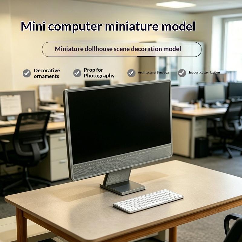 Modelo de Computador Mini Real - Desk Setup Photo avaliação e preço