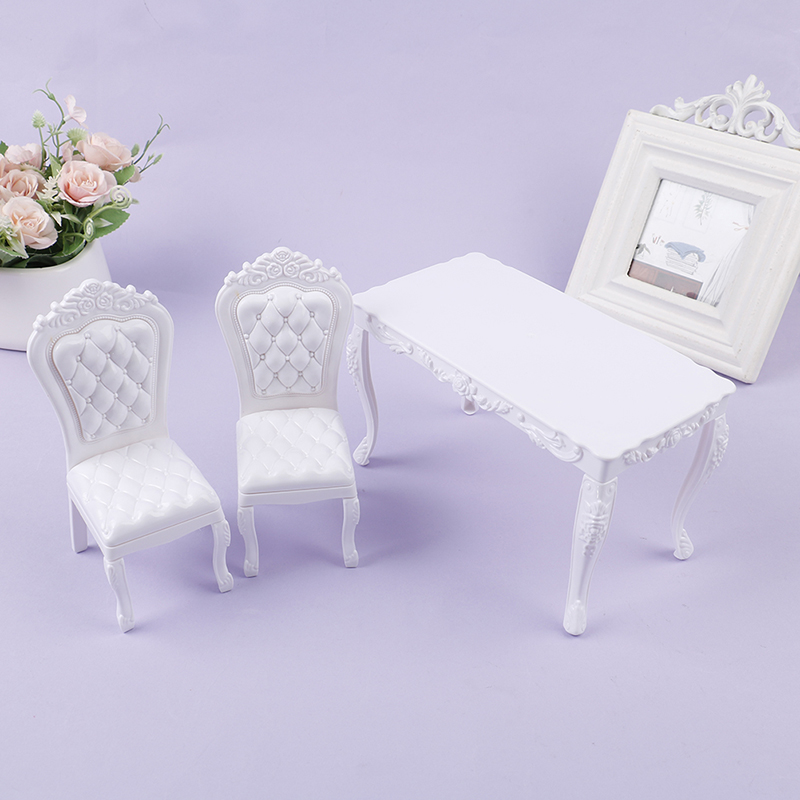 Casa de bonecas 1:6 móveis de  - Desk Setup Desk avaliação e preço
