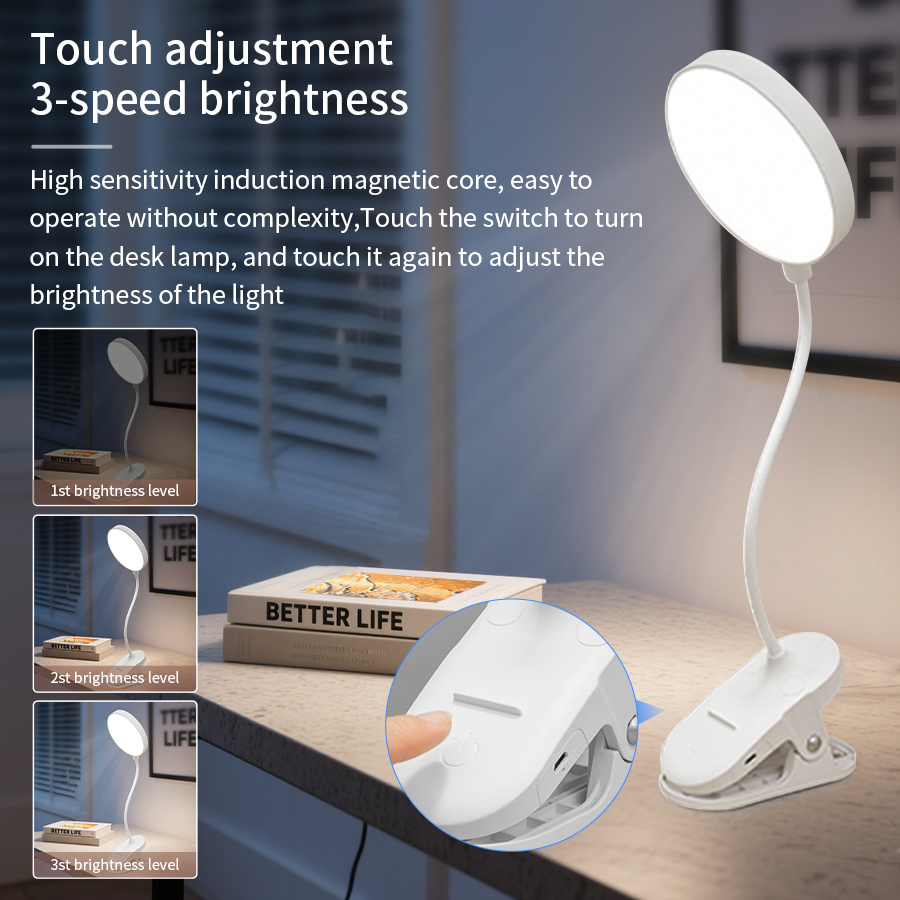 Luminária de Mesa LED com Clip - Led Desk Light Usb avaliação e preço
