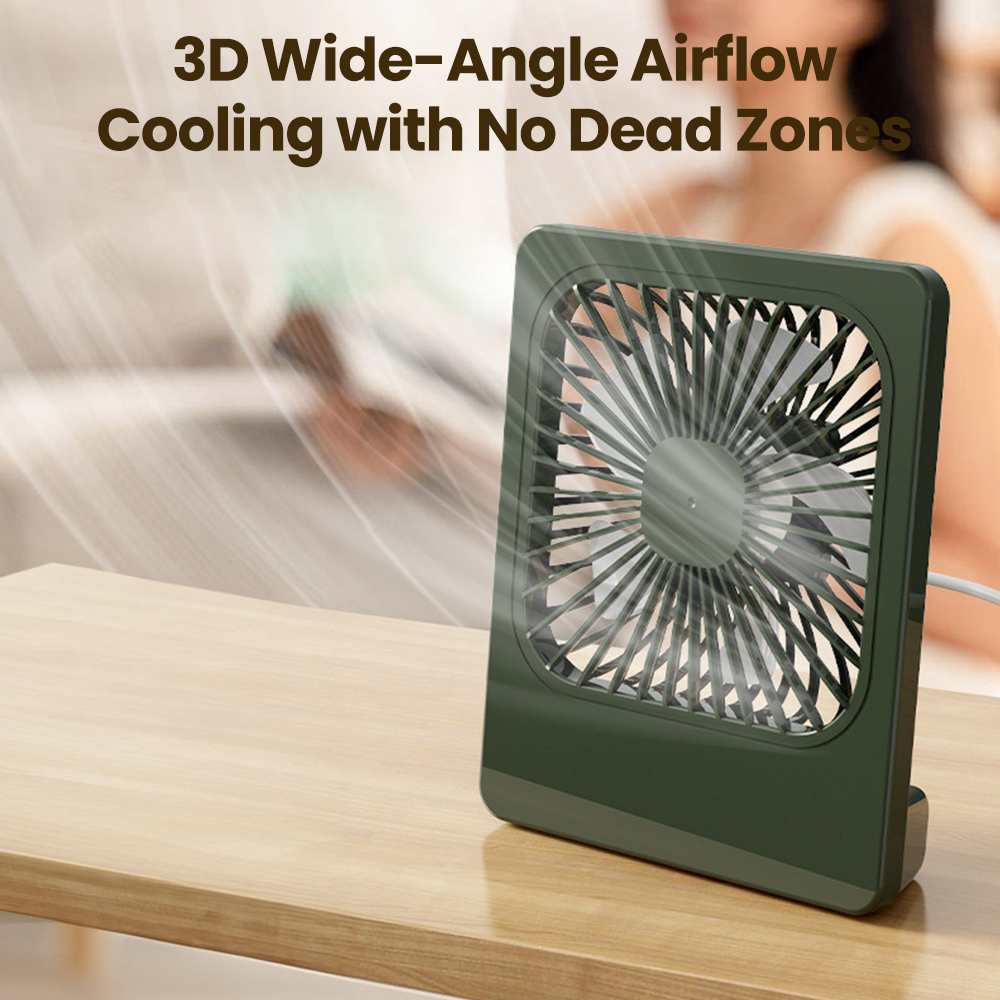 Mini Ventilador USB de 5 Lâmin - Fan Desk Small Usb avaliação e preço