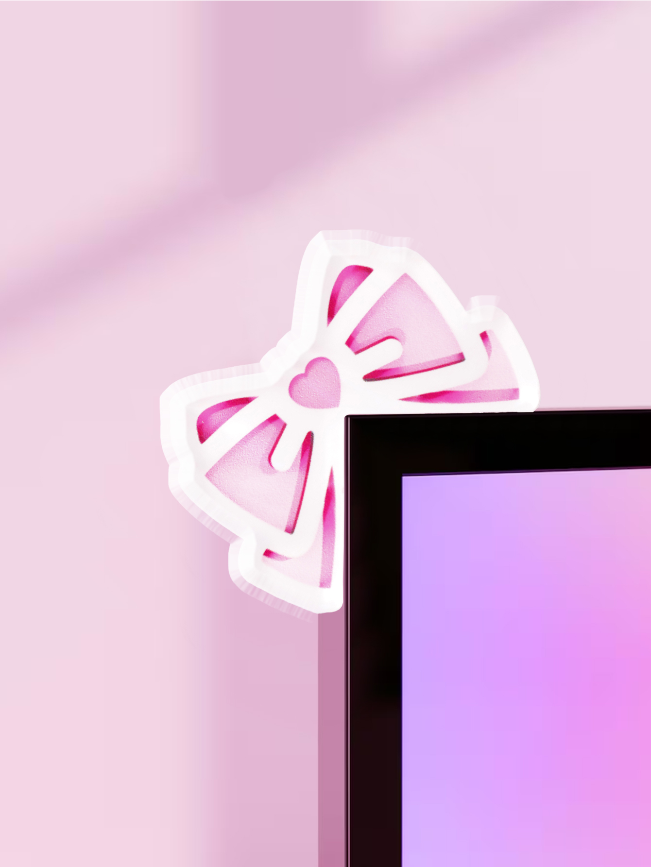 Kawaii arco monitor decoração  - Desk Setup Home avaliação e preço