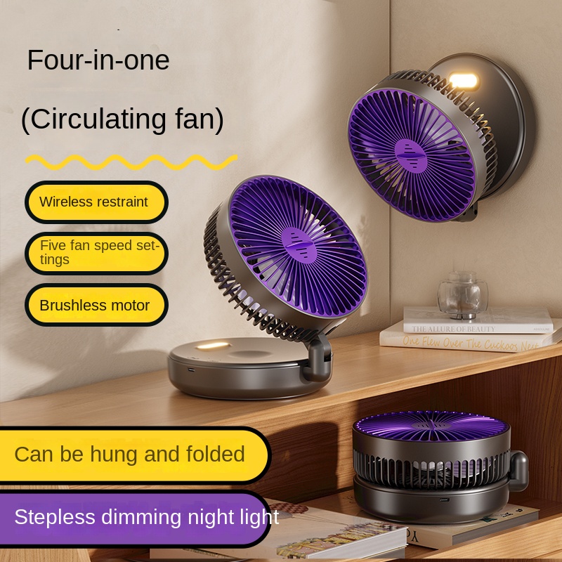 Ventilador Portátil Dobrável d - Desk Setup Dark avaliação e preço