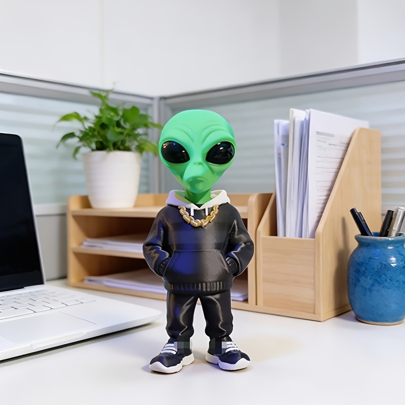 1 Peça de Figura Alienígena Ve - Desk Setup Green avaliação e preço