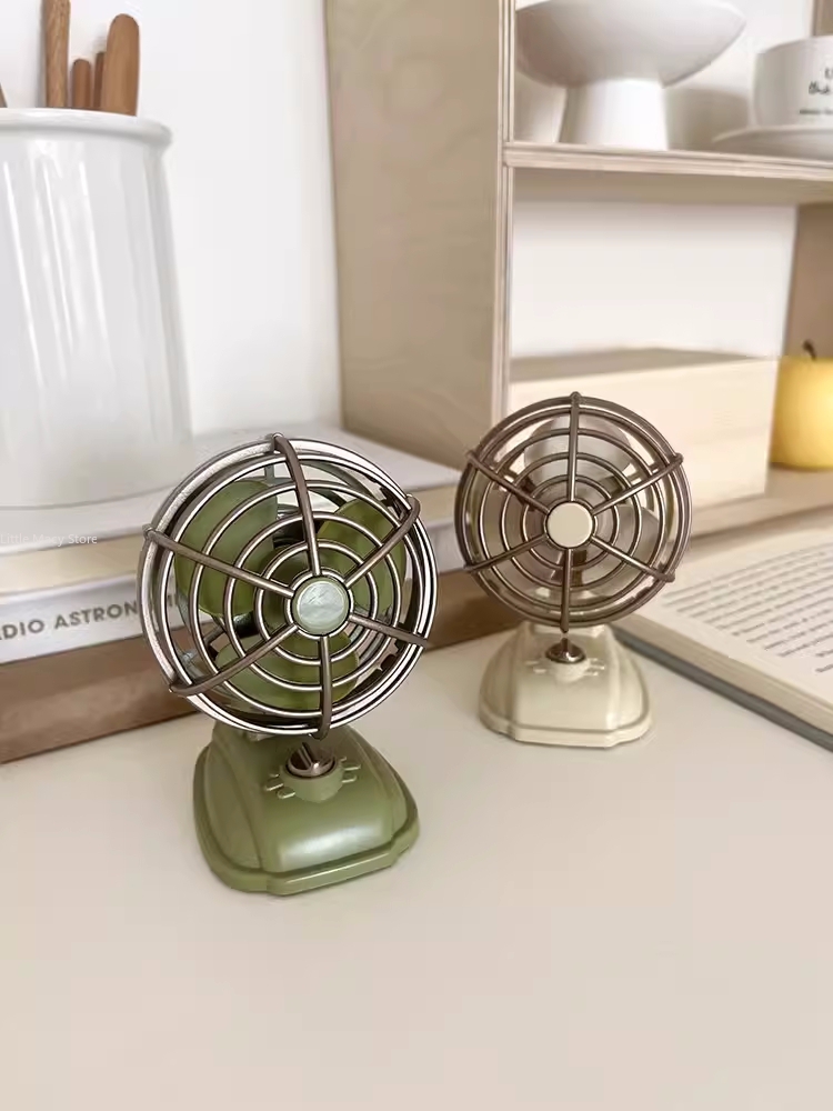 Ventilador Retro Desktop Peque - Fan Desk Small Usb avaliação e preço
